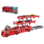 Camion transporteur de voiture pour enfants, jouets mega hauler, 3 couches d�form�es, collection de cadeaux ...