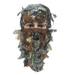 Camsolomon - masque stro 3d, cagoule bionique d'extrieur, respirante, protection solaire, pche, chasse, ...