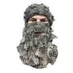 Camsolomon - masque stro 3d, cagoule bionique d'extrieur, respirante, protection solaire, pche, chasse, ...