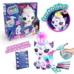 Canal toys - airbrush plush - peluche licorne cosmique a personnaliser avec corne lumineuse - air 028 ...