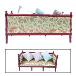 Canap� �chelle 1:12, maison de poup�e, salon, fournitures de paysage, mini d�cor r�tro