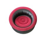 Canap gonflable en pvc floqu, confortable, portable, pour salon, bureau, randonne