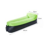 Canap - lit gonflable de bonne qualit, tendance, sac de couchage de plage - type green #b