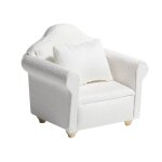 Canapé miniature 1:12 pour maison de poupée, mini fauteuil canapé simple avec décoration d'oreiller, ... Canapé miniature 1:12 pour maison de poupée, mini fauteuil canapé simple avec décoration d'oreiller, ...