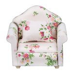 Canap miniature pour maison de poupe, mini fauteuil canap simple avec dcoration d'oreiller pour meubles ...