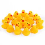 Canards en caoutchouc couinants pour enfants, 10 pi�ces / lot, jeu amusant dans la salle de bain, jouets ...