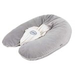 Candide coussin de maternit multirelax soft boa - gris clair / ecru