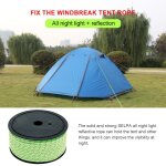Canop�e de camping, corde de tente, paracorde, lani�re elastique, coupe - vent, r�fl�chissante, pour ...