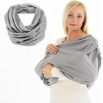 Cape allaitement 3 en 1, voile allaitement respirant, 100% coton, multi - usages : protection discrte, ...