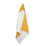 Cape de bain en gaze de coton - moutarde Cape de bain en gaze de coton - moutarde