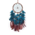Capteur de rêves en plumes de style boho, avec ou sans lumières led, ornements muraux suspendus pour ... Capteur de rêves en plumes de style boho, avec ou sans lumières led, ornements muraux suspendus pour ...