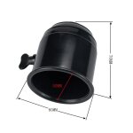 Capuchon de boule de remorquage universel 50mm, capuchon de protection de capot avec bouton a vis pour ...
