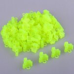 Capuchon de support de protection en plastique pour hame�on triple, 50 pi�ces