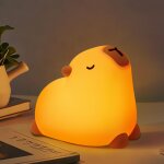 Capybara veilleuse pour enfant - lampe de nuit capybara a intensit� variable - minuterie - contr�le tactile ...