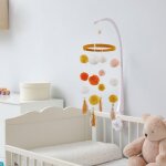 Carillons eoliens en fil de boule nordique, dcoration murale suspendue, style boho, pendentif pour lit ...