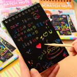 Carnet de croquis graffiti color pour enfants, carnet de croquis, carnet de dessin, bobines de bricolage, ...