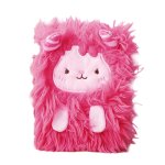 Carnet de notes en peluche monstre, adorable dessin anime, pelucheux et moelleux, ideal comme cadeau ...
