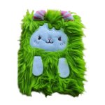 Carnet de notes en peluche monstre, adorable dessin anime, pelucheux et moelleux, ideal comme cadeau ...