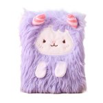 Carnet de notes en peluche monstre, adorable dessin anime, pelucheux et moelleux, ideal comme cadeau ...