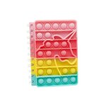 Carnet de notes pop it licorne scolaire fidget toy a6 50 pages papier 100g cahier sensoriel antistress ...