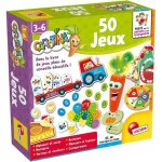 Carotina 50 jeux, coffret de jeux educatif, lisciani giochi, rouge, pr�sence parentale, 3 ans et plus ...