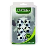 Carromco - balles baby - foot - noir / blanc - lot de 6