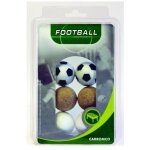 Carromco balles de babyfoot 2 x noir / blanc / 2 x blanc / 2 x li�ge