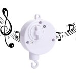 Carrousel musical en forme de nuage pour bb de 0 a 12 mois, jouet musical, cloche de lit pour, cadeau ...