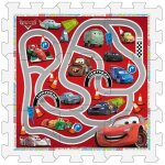 Cars tapis puzzle en mousse avec sacoche, 9 pieces