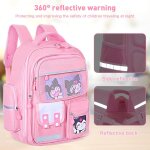 Cartable fille primaire sac a dos enfant, sac d'école scolaires kawaii avec pendentif badges cartes cadeau ... Cartable fille primaire sac a dos enfant, sac d'école scolaires kawaii avec pendentif badges cartes cadeau ...