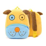 Cartable jaune pour gar�ons, sac a dos en peluche pour enfants de 2 a 4 ans