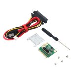 Carte adaptateur msata vers sata 2, 5 pouces avec cble 2. 0ph sata7 + 15 (alimentation 5 v)