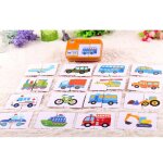 Carte d'apprentissage pour bébé, carte cognitive avec boîte de transport en fer, outil d'apprentissage ... Carte d'apprentissage pour bébé, carte cognitive avec boîte de transport en fer, outil d'apprentissage ...