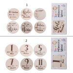Cartes de bébé faites a la main, jalons pour nouveau - né, enregistrement mensuel, lettres en espagnol, ... Cartes de bébé faites a la main, jalons pour nouveau - né, enregistrement mensuel, lettres en espagnol, ...
