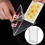 Carte brique transparente collection manchon de carte cadres supports d'affichage bote de rangement ...