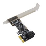 Carte contrôleur d'extension pci express sa3001, adaptateur avec support, 2 ports sata iii pci - e 3. ... Carte contrôleur d'extension pci express sa3001, adaptateur avec support, 2 ports sata iii pci - e 3. ...