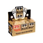 Cartes a jouer copag gold poker plastic jumbo 2 index black&red display - 10000989 - 0001