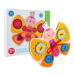 Cartes a fileter animal la�age en bois, cartes de couture animal, puzzle d'apprentissage papillon pour ...
