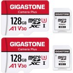 Carte mmoire 128 go lot de 2 cartes, camra plus srie, vitesse allant jusqu' 95 mo / s. idal pour ...