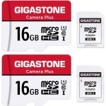 Carte mmoire 16 go lot de 2 cartes, camra plus srie, vitesse allant jusqu' 85 mo / s. idal pour ...