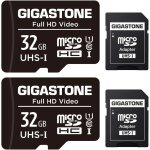 Carte mmoire 32 go lot de 2 cartes, vitesse de lecture allant jusqu' 90 mo / s. idal pour full hd ...
