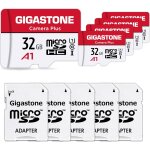 Carte m�moire 32 go lot de 5 cartes, cam�ra plus s�rie, vitesse allant jusqu'� 90 mo / s. id�al pour ...