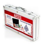 Cartes a jouer poker - nouvelle mallette classique 300 jetons 11, 5g + 2 jeux de 54 cartes Cartes a jouer poker - nouvelle mallette classique 300 jetons 11, 5g + 2 jeux de 54 cartes