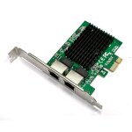Carte rseau pcie 2 ports 2, 5 g gigabit puce rtl8125bg adaptateur lan ethernet pci - e pour ordinateur ...