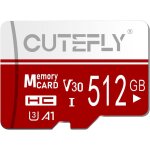 Carte sd, carte micro sd 512go vitesse eleve carte memoire ultra - hd sd card grande capacit carte ...