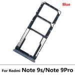 Carte sim pour xiaomi redmi note 9s note 9 pro, 20 pices / lot, nouveau support de fente de carte sim ...