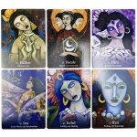 Cartes de tarot pour mres sacres, desse, jeux de socit anglais avec livre de guidage, cartes de ...
