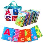 Cartes en tissu de l'alphabet doux montessori, 26 pièces, livre d'apprentissage de la langue anglaise, ... Cartes en tissu de l'alphabet doux montessori, 26 pièces, livre d'apprentissage de la langue anglaise, ...