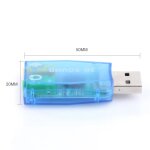 Carte son externe usb, audio 3d, adaptateur de microphone pour pc de bureau, ordinateur portable, prise ...
