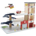 Caserne des pompiers avec hélicoptère Caserne des pompiers avec hélicoptère